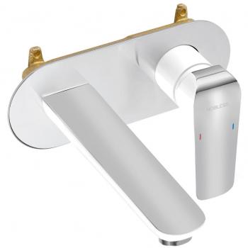 Mix Tono Lavabo Nobless 38200 Cromo/Bianco