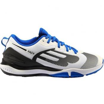 Weißes Herren‑Sportmodell: Bullpadel Hack Hybrid Fly 22L