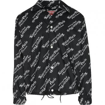 KENZO Herren Windbreaker Schwarz L