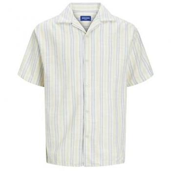 Jack & Jones Kurzarm Freizeithemd Cabana mit Streifenmuster, Größe M