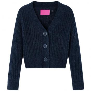 Knitted Cardigan for Kids in Navy 104