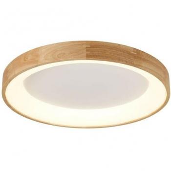 Mad LED 28W Ceiling Light 2000lm 3000K 47cm Wooden Trim