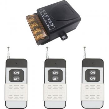 433MHz Wireless Relay Receiver and Transmitter AC 220V 110V 30A