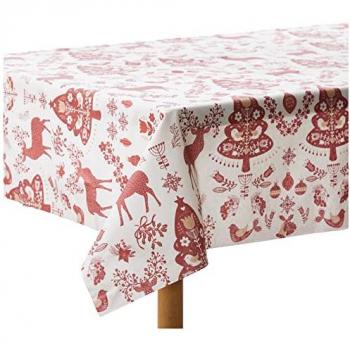 Mantel BL Belum Resinado Antimanchas Merry Christmas 42 Impermeable para Mesas Cuadradas, Rectangulares y Ovaladas