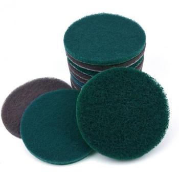 Tampons à récurer POLIWELL, 125 mm, 4 pièces, en nylon
