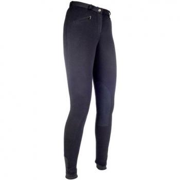 HKM Penny Easy Riding Breeches (Black/Black) – Size 11-12