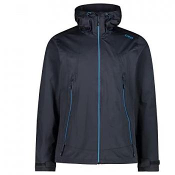 Cmp chaqueta de hombre Fix Hood impermeable Negro (52)