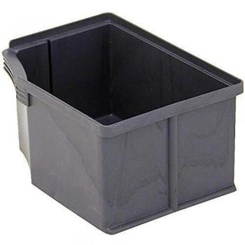 Bito Einsatzkästen für Eurostapelbehälter, schwarz, 178 mm x 90 mm x 129 mm