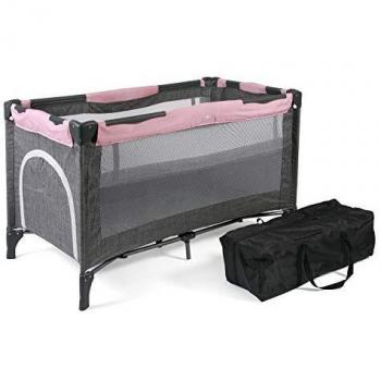 Lettino Chic 4 Baby Luxus Melange grigio-rosa