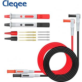 Sondas de multímetro Cleqee P1300A, kit de prueba con tapón de Banana de 4mm