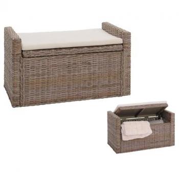 Banc M92 avec coussin et espace de rangement