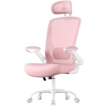 Siège de Bureau Rose Bonbon avec Tissu Respirant