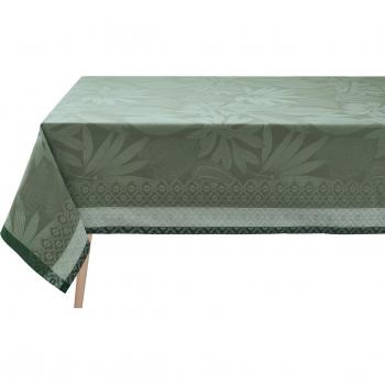 Tissu Jacquard Vert “Nature” – 120x120 cm
