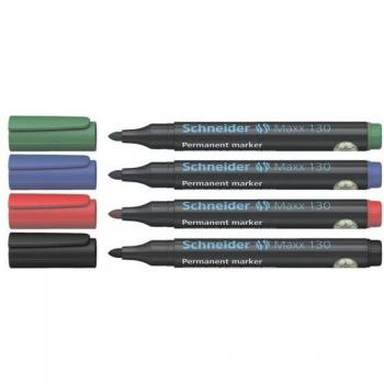 Marqueur permanent Maxx 130 Pochette de 4 pièces
