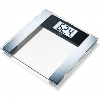 Beurer BF 480 Digital‑Diagnosewaage, Glas‑Silber
