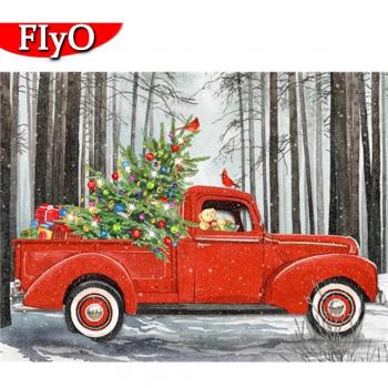 Natale in Diamante: Full Square/Full Round Punti a Croce 20x30cm