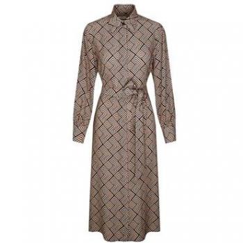 Curvy Langarmkleid mit Kragen