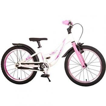 Kinderfahrrad Mädchen 18 Zoll Glamour mit Vorderradbremse und Rücktrittbremse Pearl Rosa