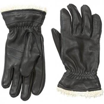 Hestra Women's Size 6 Black Deerskin Gloves with Primaloft