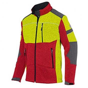 FOREST Strickjacke rot/gelb von Kübler XL