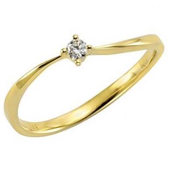 Orolino Goldring 585 mit 0,07ct Brillant