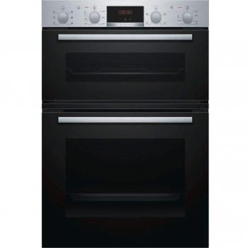 New Unboxed Bosch MHA133BR0B Built In 59cm Electric Double Oven Stainless Steel