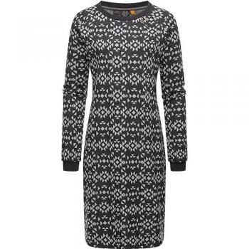 Ragwear Sweatkleid Dassa Aztec für Damen, Langarm, Winterkleid