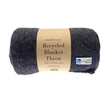 Grey Organic Blanket Throw