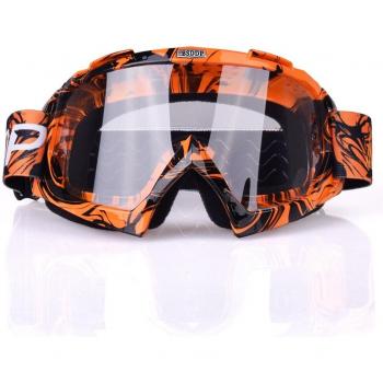 Oculos de moto Cross-Cross Vert/Orange
