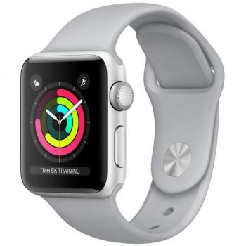 Apple Watch Series 3 (2017) 38 mm GPS Silver Aluminium White Sport Band
