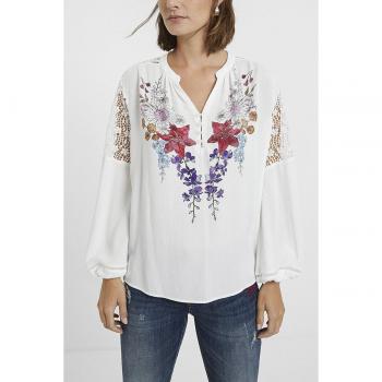 Blusa Boho Romantica a Pizzo