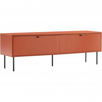 Mobile TV 150 cm Arancio con MDF e Acciaio