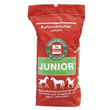 Salvana Junior 25 kg – Pelletiertes Jungpferdefutter für die ersten drei Lebensjahre