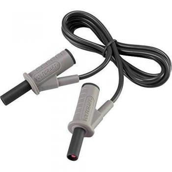 1m Black Highly Flexible Test Lead with Banana Jacks MSB-501