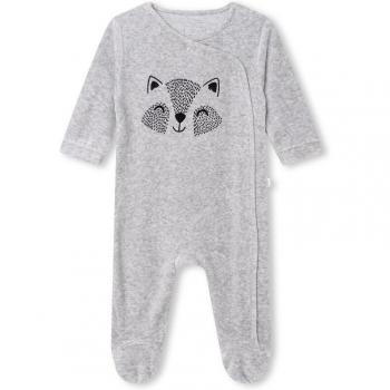 Pyjama Velours Garçon 12M Gris Imprimé CARREMENT BEAU