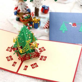 3D Christmas Tree Pop-Up Card