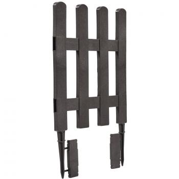 NORTENE Klick-Zaun Element anthrazit 35x8x55 cm