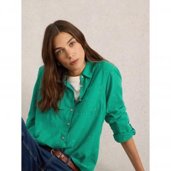 Nuit Bio Sophie – Chemise verte White Stuff