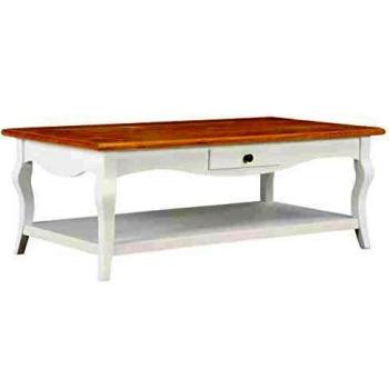 Compact White VidaXL Coffee Table 110x60x40 cm MDF