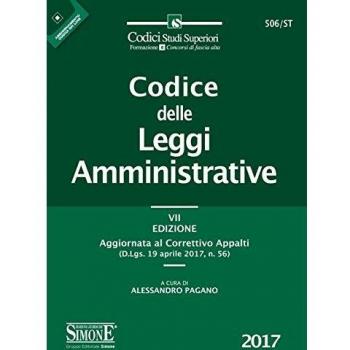 Codice delle leggi amministrative. Aggiornato al correttivo appalti