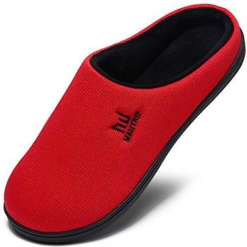 Maiitrp Chaussons de maison en mousse à mémoire de forme antidérapants pour homme