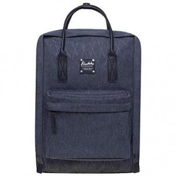 KAUKKO Sacs Scolaires Unisex léger pour 12 pouces Ordinateur Portable, 27*11*38 cm 11.3 L (Gris JNL-K1007-6-09)