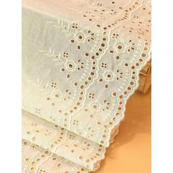 Cinta Bordada con Apliques de Encaje para Decoración de Cortinas