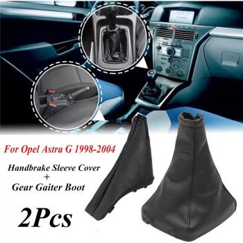 PU Lederen Versnelling Pook en Handrem Gaiter voor Opel Astra G 1998-2004
