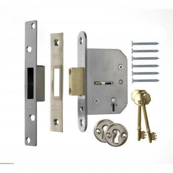 Era 3 Lever Deadlock 76mm Brass Clam Pack