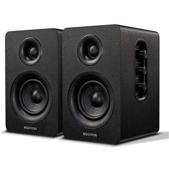 Sanyun SW208 SoundWave 60W Dynamic Bookshelf Speakers, DAC + Bluetooth 5.0
