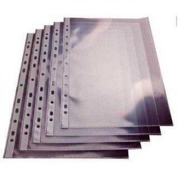 Buste Trasparenti A4 Perforate in PP 100 Micron