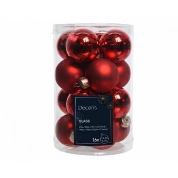Kaemingk Christbaumschmuck Glas Kugeln 3,5 cm 16er