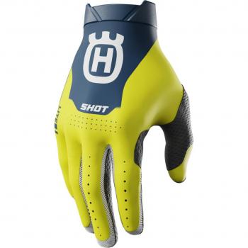 Shot Race Gear Gants Cross Shot Lite Husqvarna Limited Edition 2025Bleus