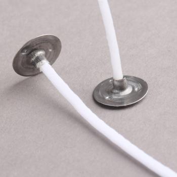 100pcs Cotton Core Candle Wicks with Sustainer for Candle Making
